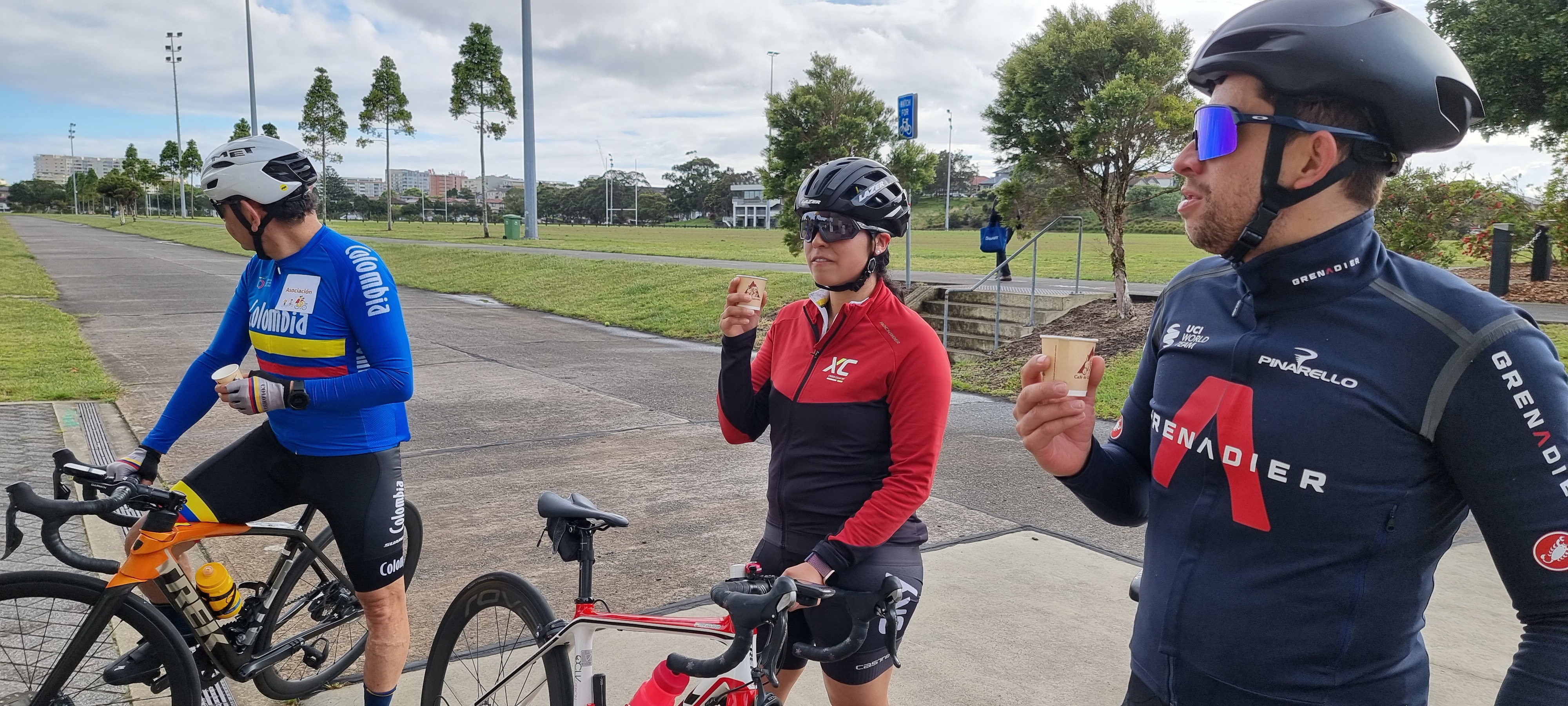 Los colombianos en Sídney pedalearon a fondo por la construcción de la paz