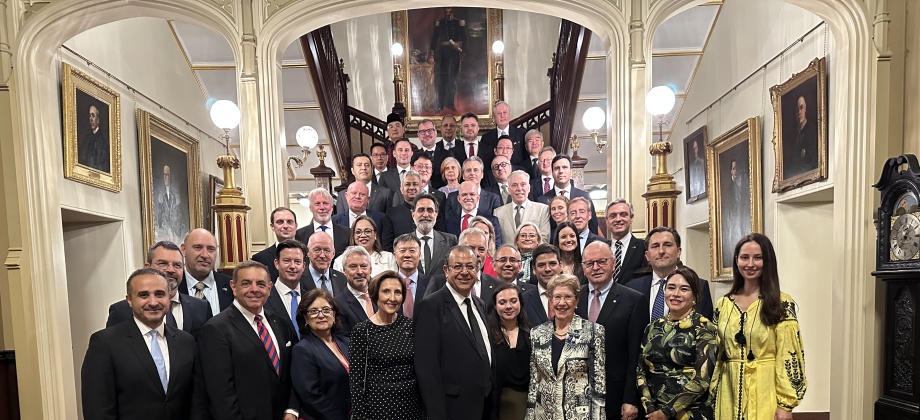 Cónsul de Colombia en Sídney participó en encuentro con sus homólogos en encuentro organizado por la Gobernadora General del estado de Nueva Gales del Sur