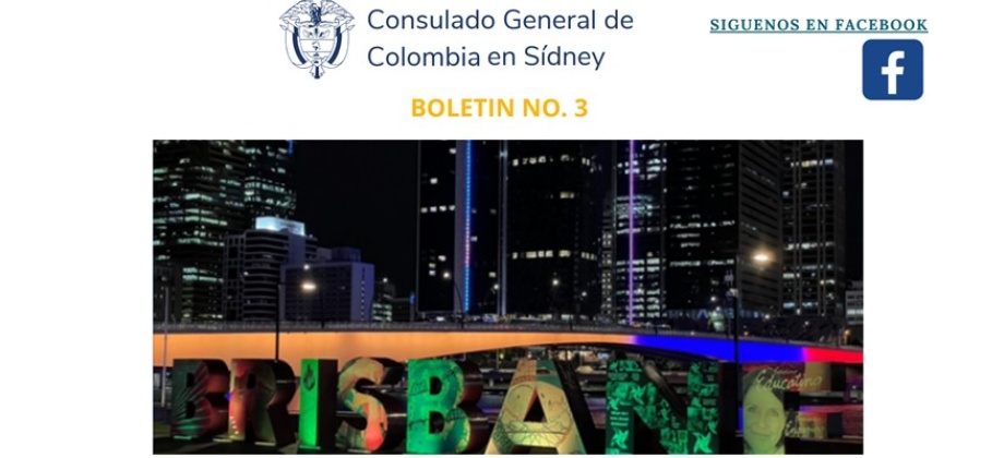 Boletín Consular: Consulado General de Colombia en Sídney / Edición Especial: Rendición de Cuentas y Espacio de Diálogo